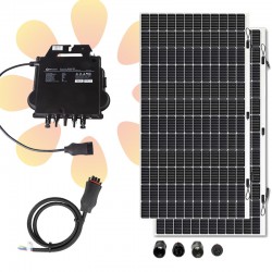 Kit autoconsumo Panel solar flexible Enchufable Microinversor 860W DS3 730W APsystems